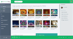 Desktop Screenshot of free-meditation-music.com