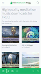 Mobile Screenshot of free-meditation-music.com